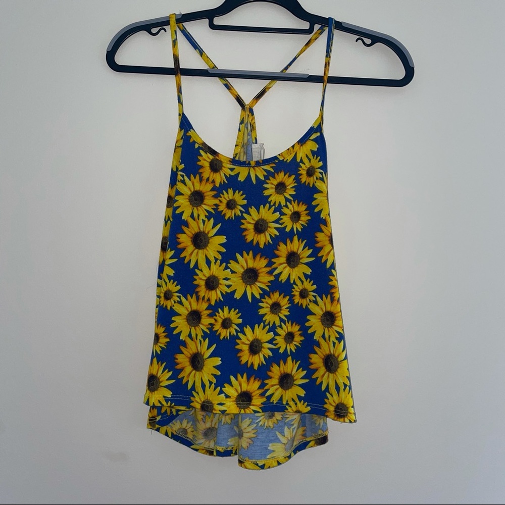 Sunflower Razorback TankTop